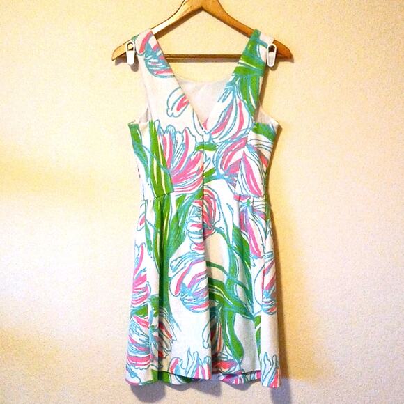 Lily Pulitzer Bella Ring The Bellboy Floral Print Summer Dress - Picture 2 of 7